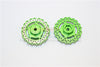 Axial Yeti Jr. SCORE Trophy Truck (AX90052) Aluminum Rear Wheel Hex With Brake Disk - 2Pcs Green