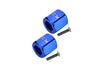 Axial Yeti Jr. SCORE Trophy Truck (AX90052) Aluminum Rear Hex Adapters - 4Pcs Set Blue