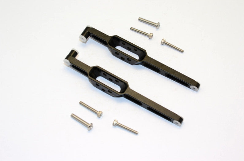 Axial Yeti Jr. SCORE Trophy Truck (AX90052) Aluminum Rear Lower Chassis Link Parts - 1Pr Set Black