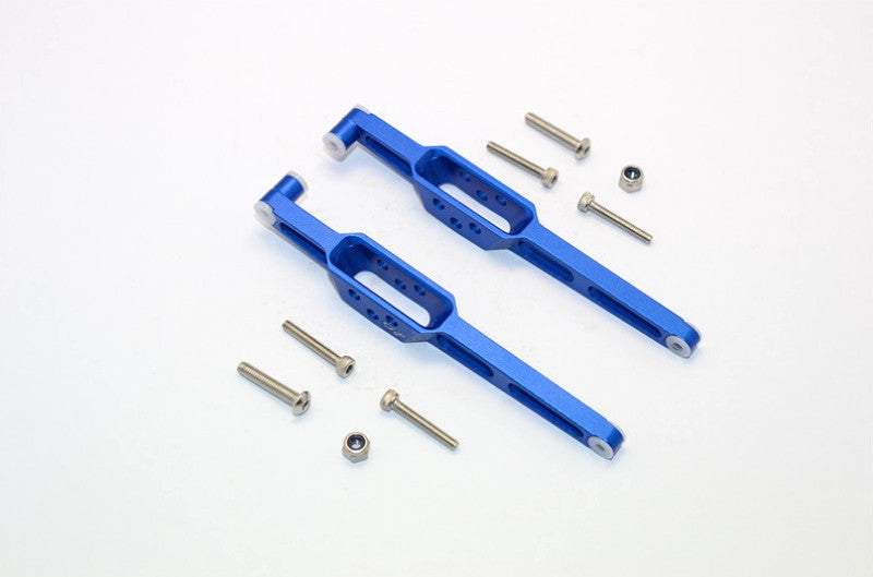 Axial Yeti Jr. SCORE Trophy Truck (AX90052) Aluminum Rear Lower Chassis Link Parts - 1Pr Set Blue