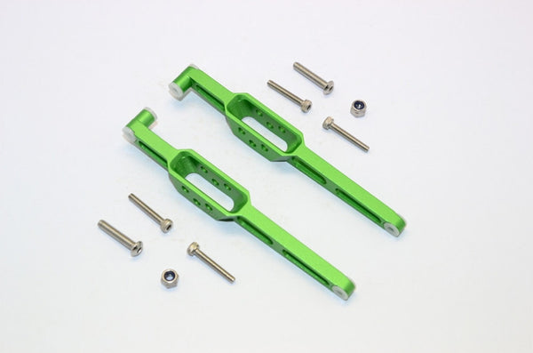 Axial Yeti Jr. SCORE Trophy Truck (AX90052) Aluminum Rear Lower Chassis Link Parts - 1Pr Set Green