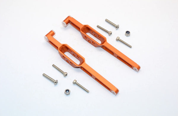 Axial Yeti Jr. SCORE Trophy Truck (AX90052) Aluminum Rear Lower Chassis Link Parts - 1Pr Set Orange