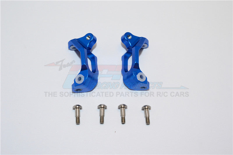 Axial Yeti Jr. SCORE Trophy Truck (AX90052) High Strength Aluminum Front C Hubs - 1Pr Set Blue