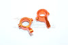 Axial Yeti Jr. SCORE Trophy Truck (AX90052) Aluminum Front Knuckle Arms - 2Pcs Set Orange