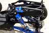 Axial Yeti Jr. SCORE Trophy Truck (AX90052)  Aluminum Rear Shock Tower - 1Pc Set Blue