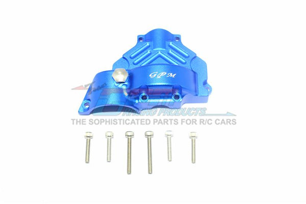 Axial Yeti Jr. SCORE / Yeti Jr. Can-Am Maverick Aluminum Center Main Gear Cover - 1Pc Set Blue