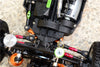 Axial Yeti Jr. SCORE Trophy Truck (AX90052) Aluminum Steering Assembly - 3Pcs Set Red