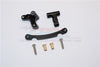 Axial Yeti Jr. SCORE Trophy Truck (AX90052) Aluminum Steering Assembly - 3Pcs Set Black