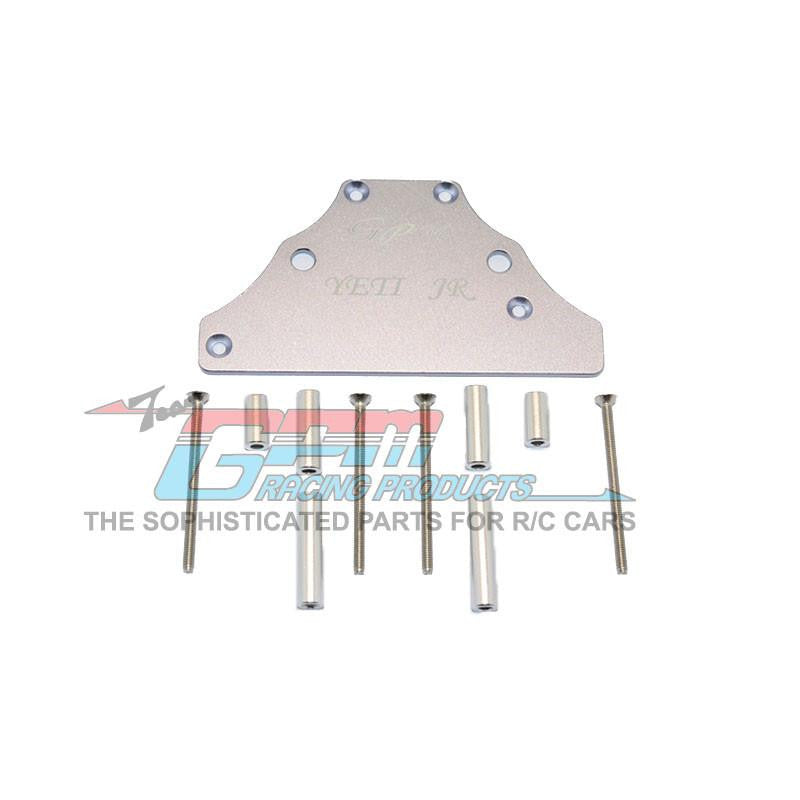Axial Yeti Jr. SCORE Trophy Truck (AX90052) Aluminum Plate For Modified Electronic Setting - 1Pc Set Gray Silver