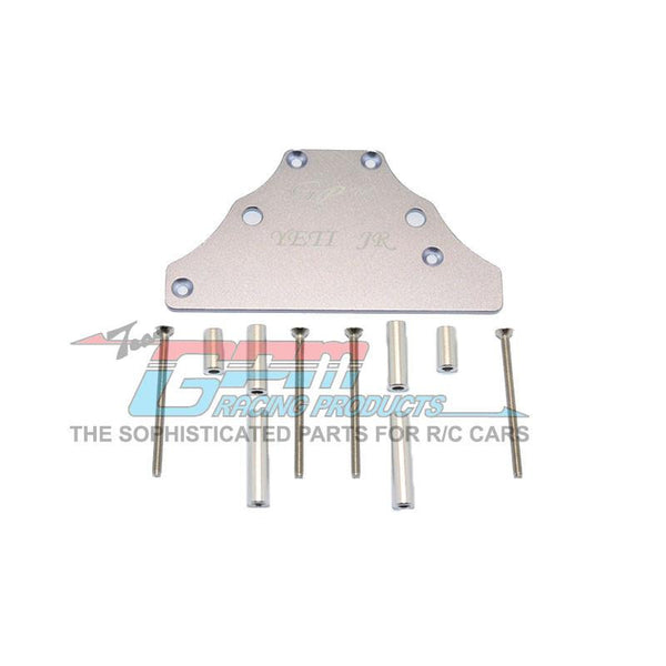 Axial Yeti Jr. SCORE Trophy Truck (AX90052) Aluminum Plate For Modified Electronic Setting - 1Pc Set Gray Silver