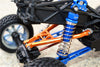 Axial Yeti Jr. SCORE Trophy Truck (AX90052) Upgarde Parts Aluminum Rear Axle Support A Frame - 5Pc Set Blue