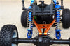 Axial Yeti Jr. SCORE Trophy Truck (AX90052) Upgarde Parts Aluminum Rear Axle Support A Frame - 5Pc Set Blue