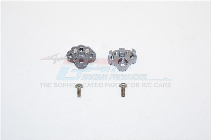 Axial Yeti Jr. SCORE Trophy Truck (AX90052) Aluminum Rear Links Stabilizers - 4Pc Set Gray Silver