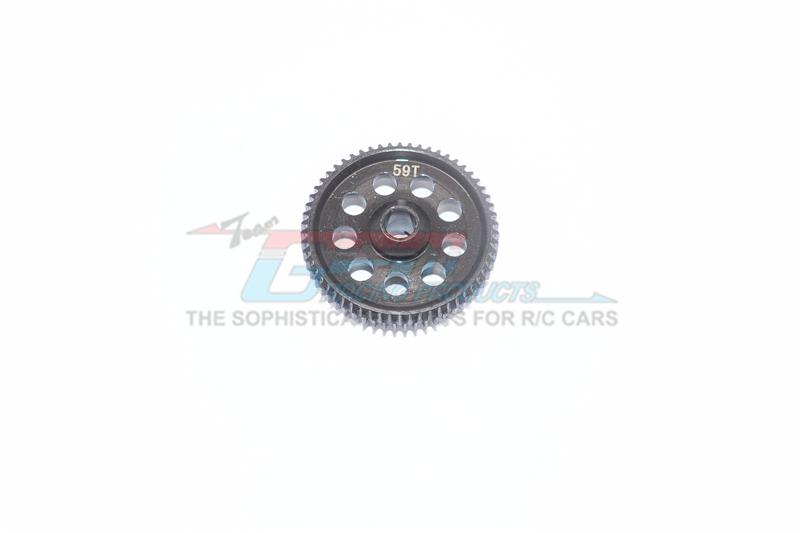 Axial Yeti Jr. Score Trophy Truck (AX90052) / Yeti Jr. Can-Am Maverick (AXI90069) Harden Steel #45 Spur Gear 59T - 1Pc Black