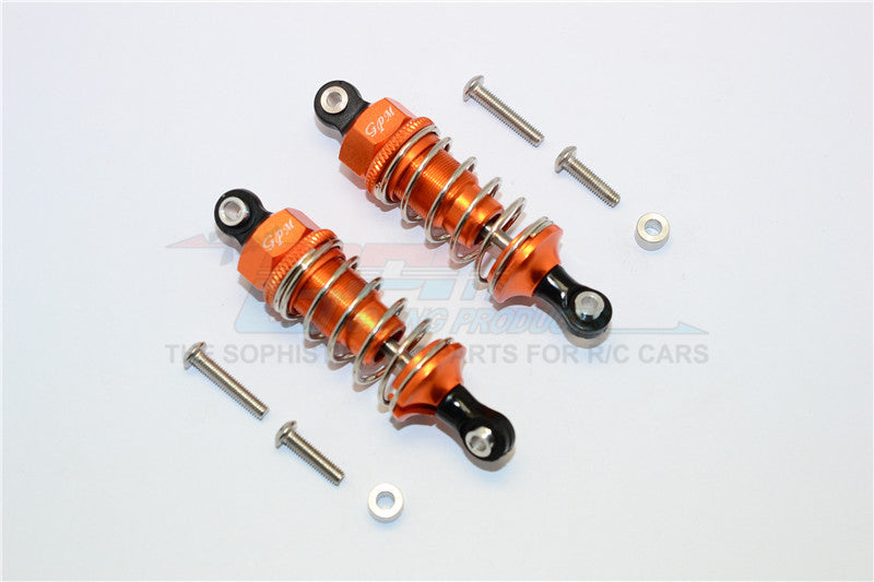 Axial Yeti Jr. SCORE Trophy Truck (AX90052) Aluminum Front Shocks - 1Pr Set Orange