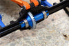 Axial Yeti Jr. SCORE Trophy Truck (AX90052) Aluminum Differential Outputs For Rear Gear Box - 1 Set Orange