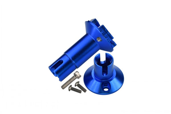 Axial Yeti Jr. SCORE Trophy Truck (AX90052) Aluminum Differential Outputs For Rear Gear Box - 1 Set Blue