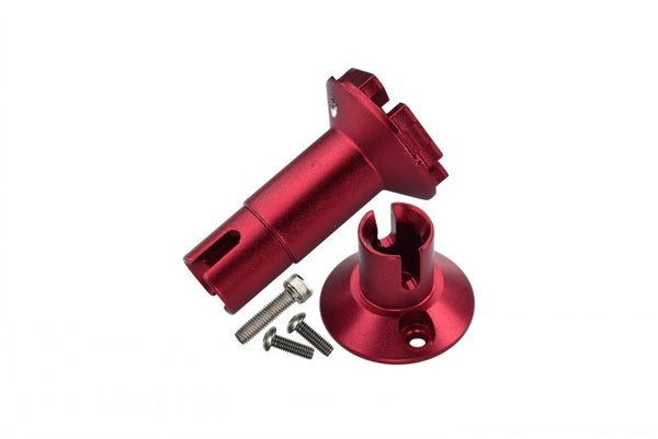 Axial Yeti Jr. SCORE Trophy Truck (AX90052) Aluminum Differential Outputs For Rear Gear Box - 1 Set Red