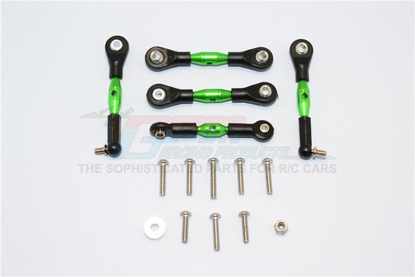 Axial Yeti Jr. SCORE Trophy Truck (AX90052) Aluminum Tie Rods - 5Pcs Set Green