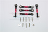 Axial Yeti Jr. SCORE Trophy Truck (AX90052) Aluminum Tie Rods - 5Pcs Set Red