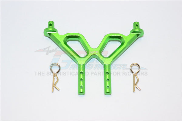 Axial Yeti Jr. SCORE Trophy Truck (AX90052) Aluminum Front Body Post And Mount - 1Pc Set Green