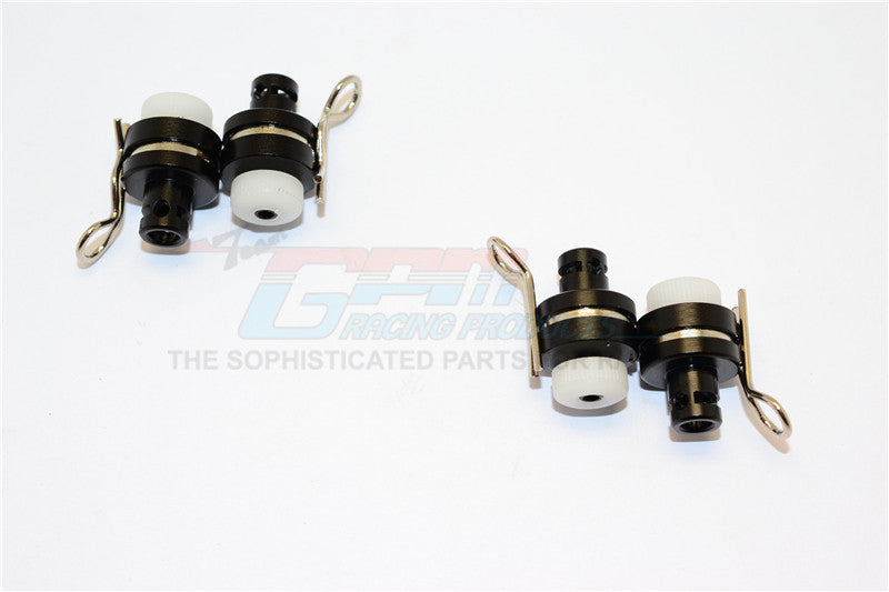 Axial Yeti Jr. SCORE Trophy Truck (AX90052) Aluminum Front & Rear Magnetic Body Mount - 4Pcs Set Black