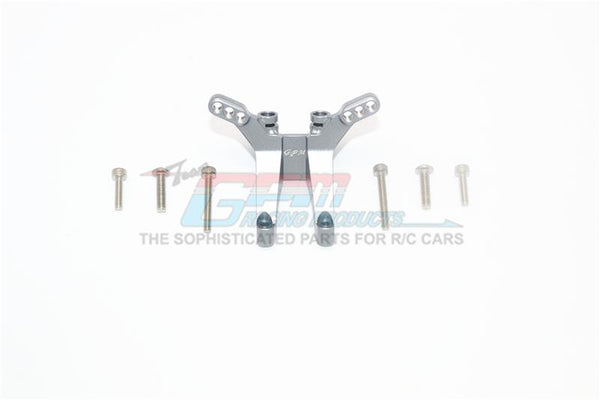 Axial Yeti Jr. Can-Am Maverick (AXI90069) Aluminum Front Shock Tower - 1Pc Set Gray Silver