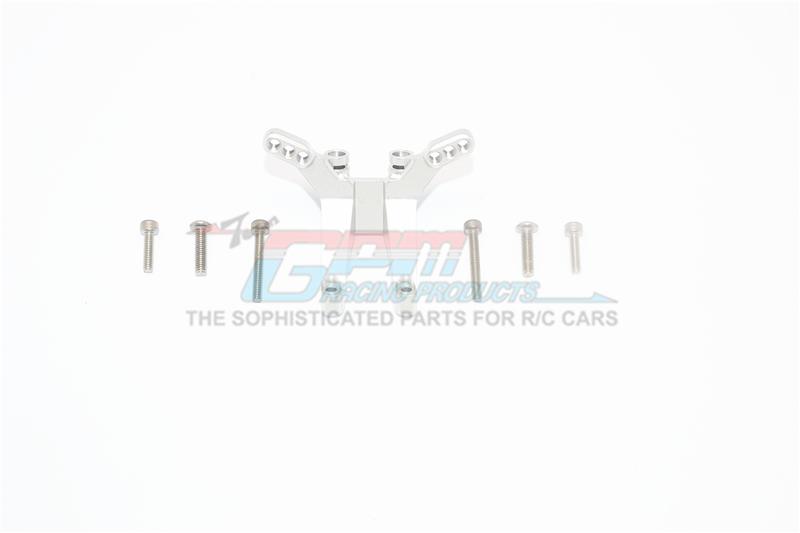 Axial Yeti Jr. Can-Am Maverick (AXI90069) Aluminum Front Shock Tower - 1Pc Set Silver