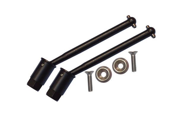 Axial Yeti Jr. SCORE Trophy Truck (AX90052) Steel#45 Front Cvd Shaft (49mm) - 1Pr Set Black