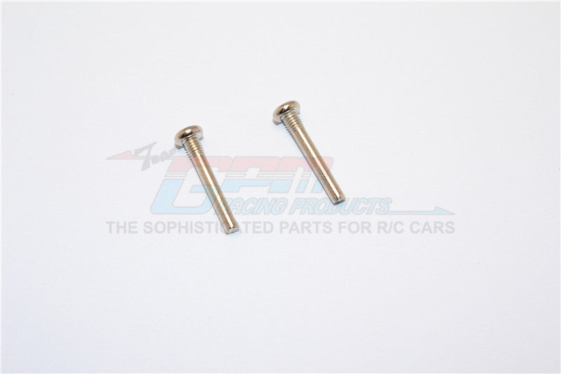 Axial Yeti Jr. SCORE Trophy Truck (AX90052) Stainless Steel Half Thread Screw Shaft For Original Swing Arms - 2Pcs Set Silver