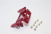 Kyosho Mini-Z AWD Aluminum Rear Gear Box Lower Tray With Screws (Economy Version) - 1Pc Set Red