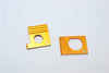 Kyosho Mini-Z AWD Aluminum Motor Spacer (Motor Gear 17T W/Main Gear 31T ) (Motor Gear 19T W/Main Gear 29T)(Motor Gear 21T W/Main Gear 27T) - 1Pr Gold