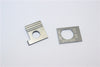 Kyosho Mini-Z AWD Aluminum Motor Spacer (Motor Gear 17T W/Main Gear 31T ) (Motor Gear 19T W/Main Gear 29T)(Motor Gear 21T W/Main Gear 27T) - 1Pr Gray Silver