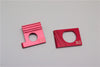 Kyosho Mini-Z AWD Aluminum Motor Spacer (Motor Gear 17T W/Main Gear 31T ) (Motor Gear 19T W/Main Gear 29T)(Motor Gear 21T W/Main Gear 27T) - 1Pr Red