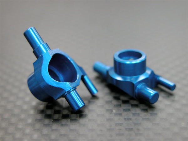 Kyosho Mini-Z AWD Aluminum Front/Rear Knuckle Arm Set (1 Deg Caster) - 1Pr Blue