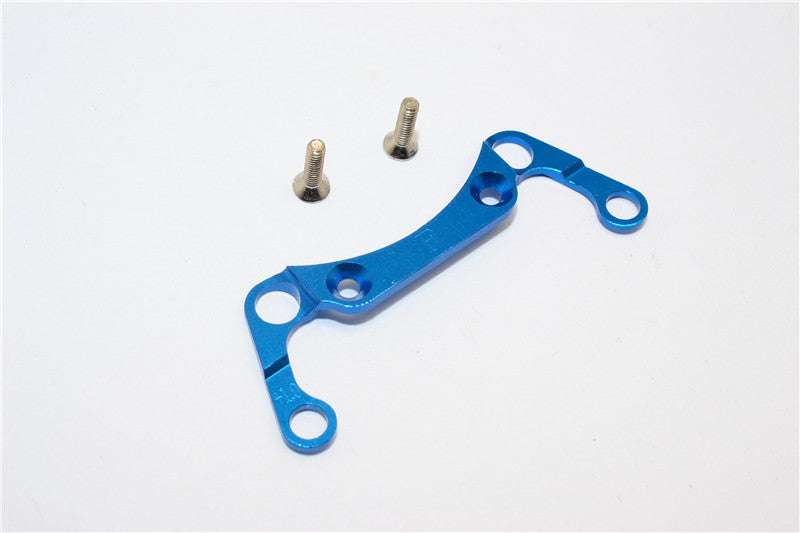 Kyosho Mini-Z AWD Aluminum Front Knuckle Arm Holder (1.0mm) With Screws GPM Design - 1Pc Set Blue
