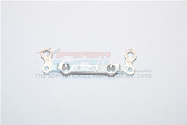 Kyosho Mini-Z AWD Aluminum Rear Knuckle Arm Holder GPM Design (Toe Out : 0.2mm, Thick : 0.6mm) - 1Pc Silver