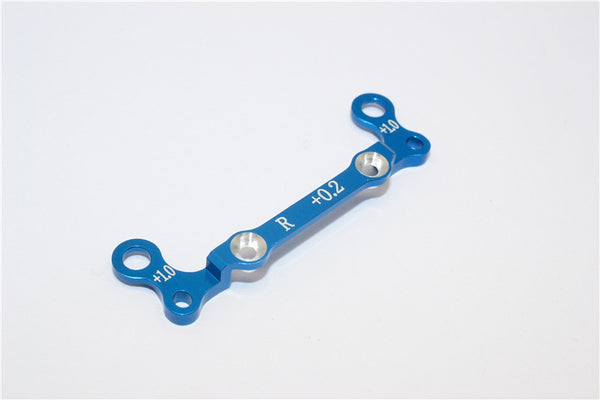 Kyosho Mini-Z AWD Aluminum Rear Knuckle Arm Holder (Toe In 0.2mm, Thick 1.0mm) GPM Design - 1Pc Blue