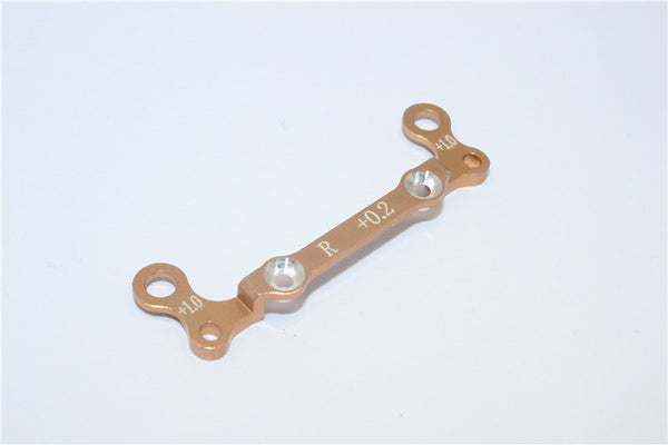 Kyosho Mini-Z AWD Aluminum Rear Knuckle Arm Holder (Toe In 0.2mm, Thick 1.0mm) GPM Design - 1Pc Charcoal