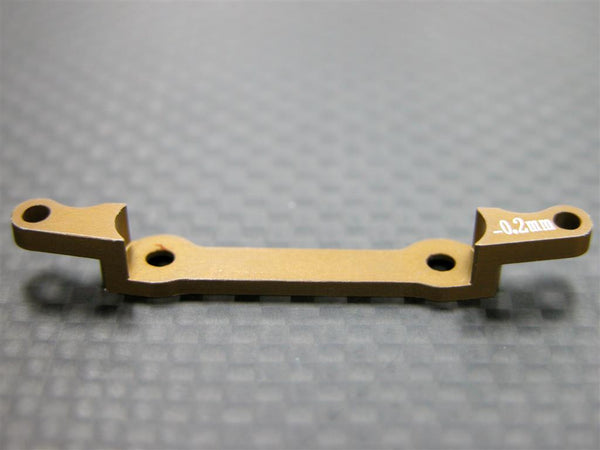 Kyosho Mini-Z AWD Aluminum Rear Knuckle Arm Holder (Toe Out -0.2mm) - 1Pc Golden Black
