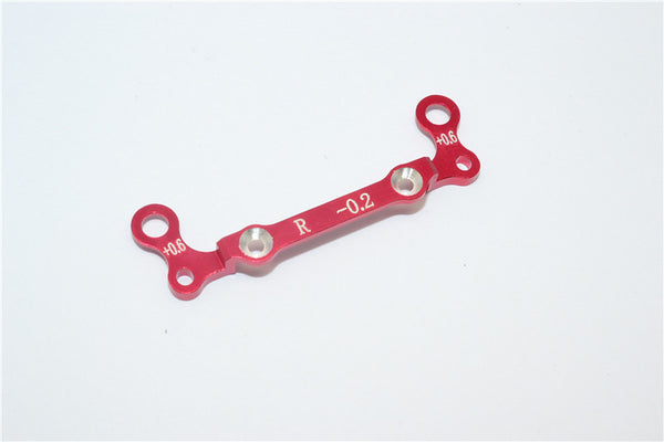 Kyosho Mini-Z AWD Aluminum Rear Knuckle Arm Holder GPM Design (Toe Out 0.2mm, Thick 0.6mm) - 1Pc Red