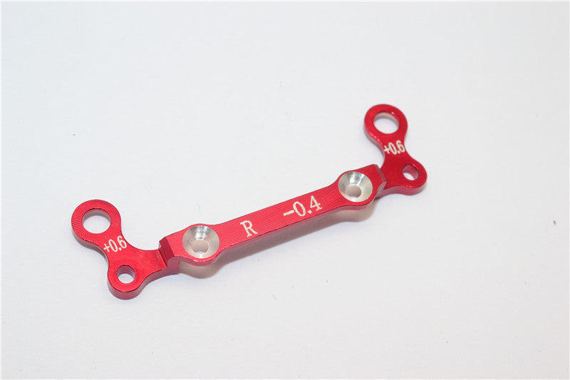 Kyosho Mini-Z AWD Aluminum Rear Knuckle Arm Holder GPM Design (Toe Out 0.4mm, Thick 0.6mm) - 1Pc Red