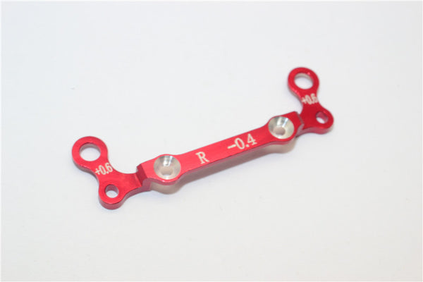 Kyosho Mini-Z AWD Aluminum Rear Knuckle Arm Holder GPM Design (Toe Out 0.4mm, Thick 0.6mm) - 1Pc Red