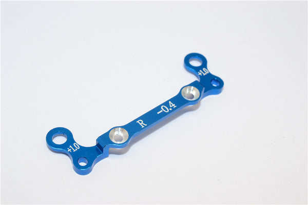 Kyosho Mini-Z AWD Aluminum Rear Knuckle Arm Holder GPM Design (Toe Out 0.4mm, Thick 1.0mm) - 1Pc Blue