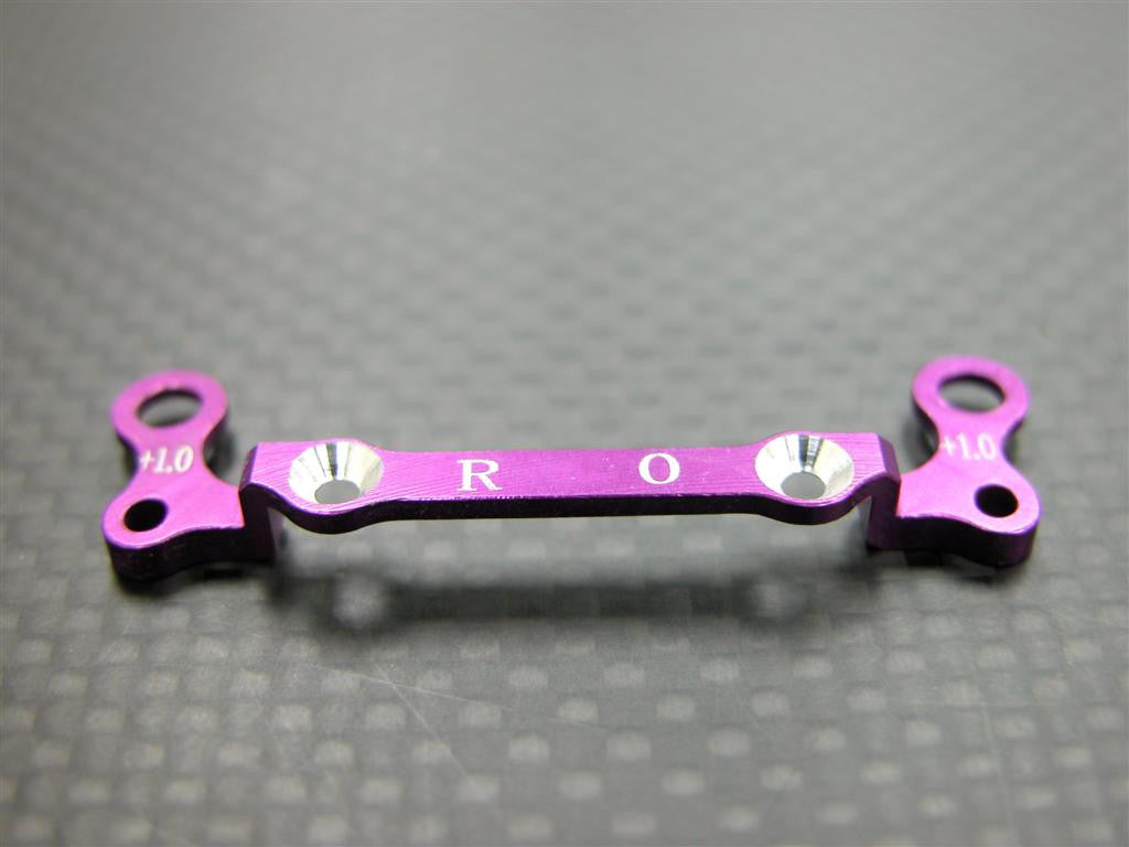 Kyosho Mini-Z AWD Aluminum Rear Knuckle Arm Holder (0mm, Thick 1.0mm) - 1Pc GPM Design Purple