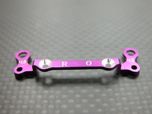 Kyosho Mini-Z AWD Aluminum Rear Knuckle Arm Holder (0mm, Thick 1.0mm) - 1Pc GPM Design Purple