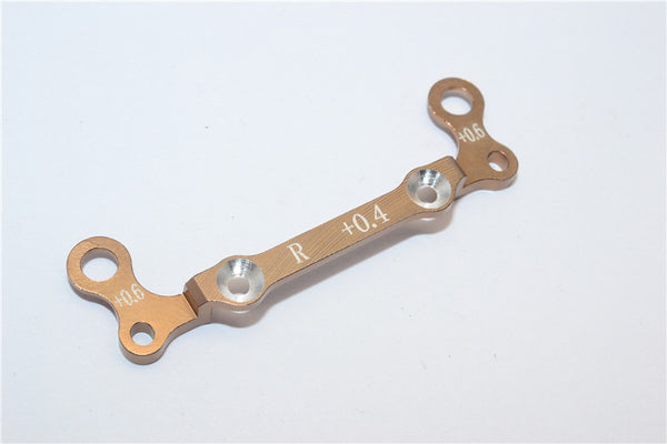 Kyosho Mini-Z AWD Aluminum Rear Knuckle Arm Holder (Toe In 0.4mm, Thick 0.6mm) - 1Pc GPM Design Golden Black