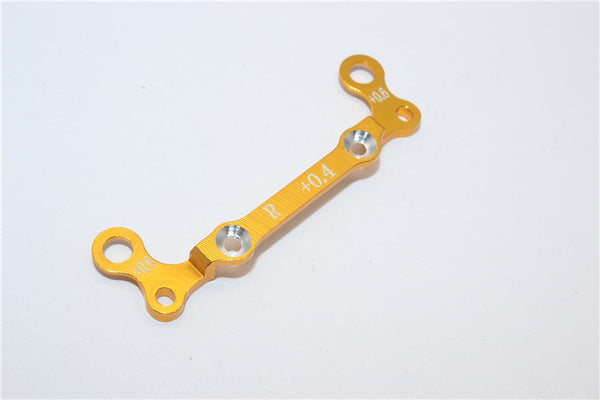 Kyosho Mini-Z AWD Aluminum Rear Knuckle Arm Holder (Toe In 0.4mm, Thick 0.6mm) GPM Design - 1Pc Gold