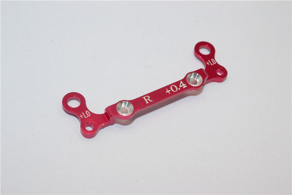 Kyosho Mini-Z AWD Aluminum Rear Knuckle Arm Holder GPM Design (Toe In 0.4mm, Thick 1.0mm) - 1Pc Red