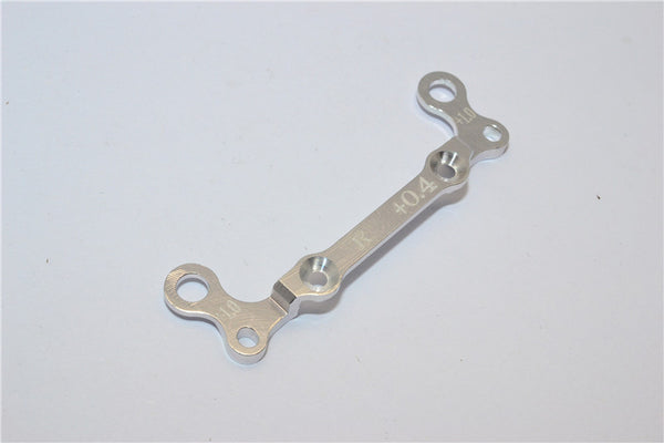 Kyosho Mini-Z AWD Aluminum Rear Knuckle Arm Holder GPM Design (Toe In 0.4mm, Thick 1.0mm) - 1Pc Silver